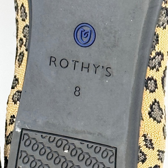 Rothy's The Flat Leopard Print Women's Size 8 - Picture 8 of 11